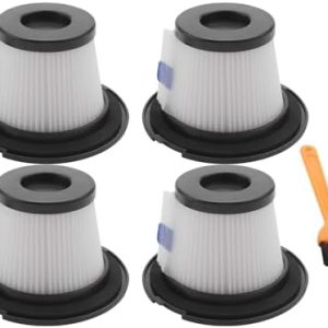MOOSOO K17 Cordless Vacuum Cleaner HEPA Filters - 4 Pack, Compatible, High-Efficiency Air Filtration, Ideal for Allergy
